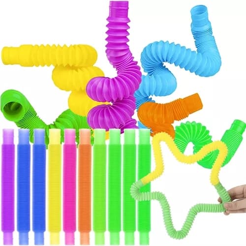 10-Pak - Pop Tube - Fidget Toys - Leketøy / Sensorisk