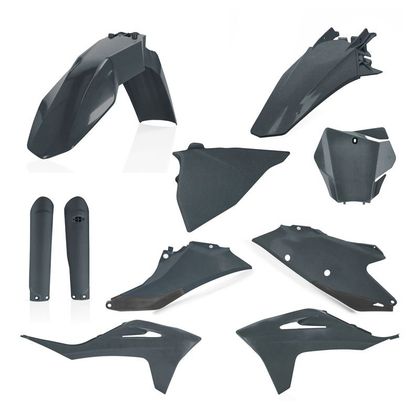 Kit plastiques Acerbis FULL KIT GRIS METALLIQUE - Gris