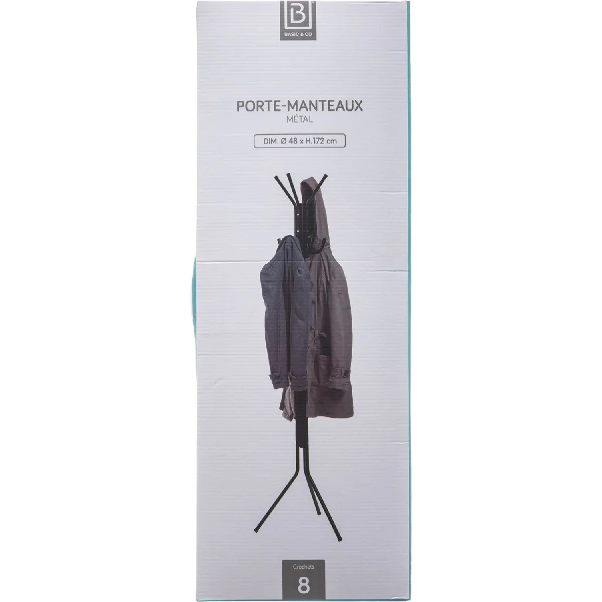 Atmosphera, Createur D'Interieur Atmosphera Porte Manteau - Noir