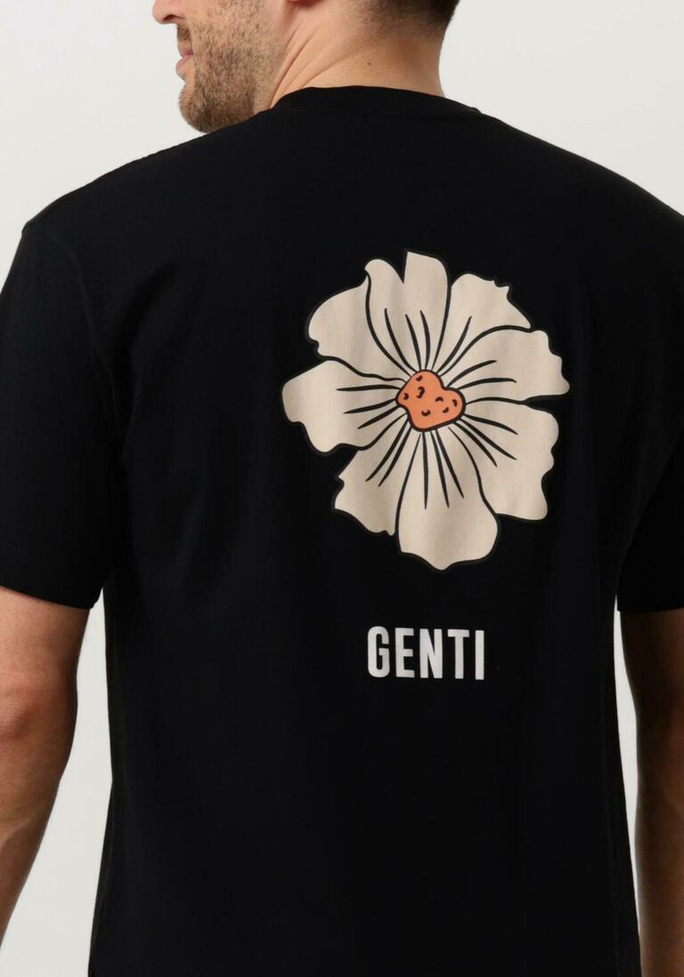 GENTI zwarte genti t-shirt j9079-1223