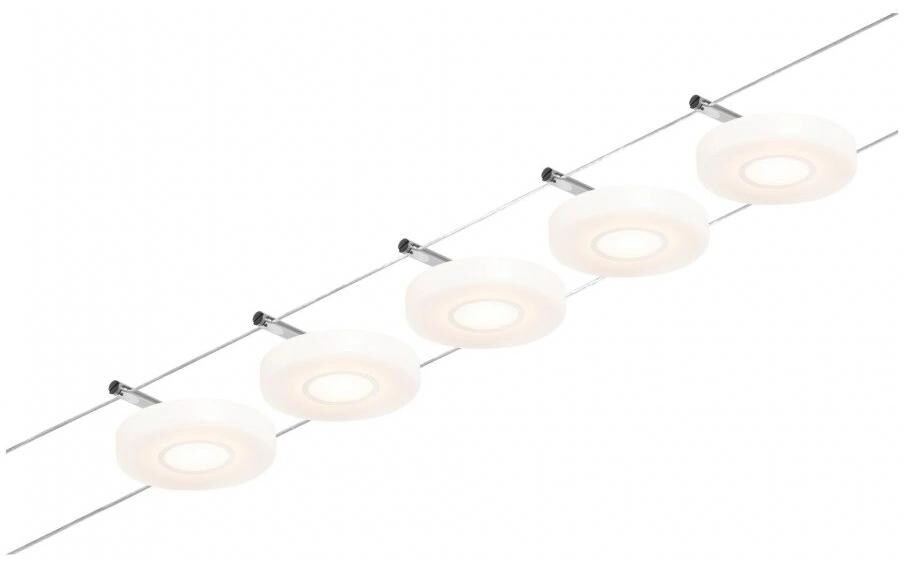 CorDuo LED Seilsystem DiscLED Basisset 5 x 200 lm<br>Schienenlichtschranke