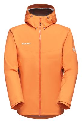 Veste Imperméable Mammut Convey Tour Orange