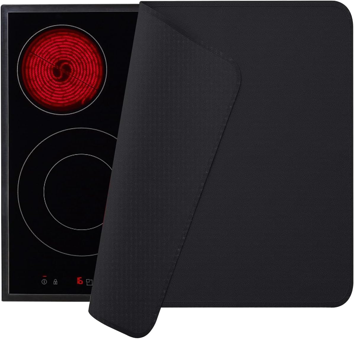 Protection Plaque de Cuisson Magnétique 52 x 78 cm noir Vendos85
