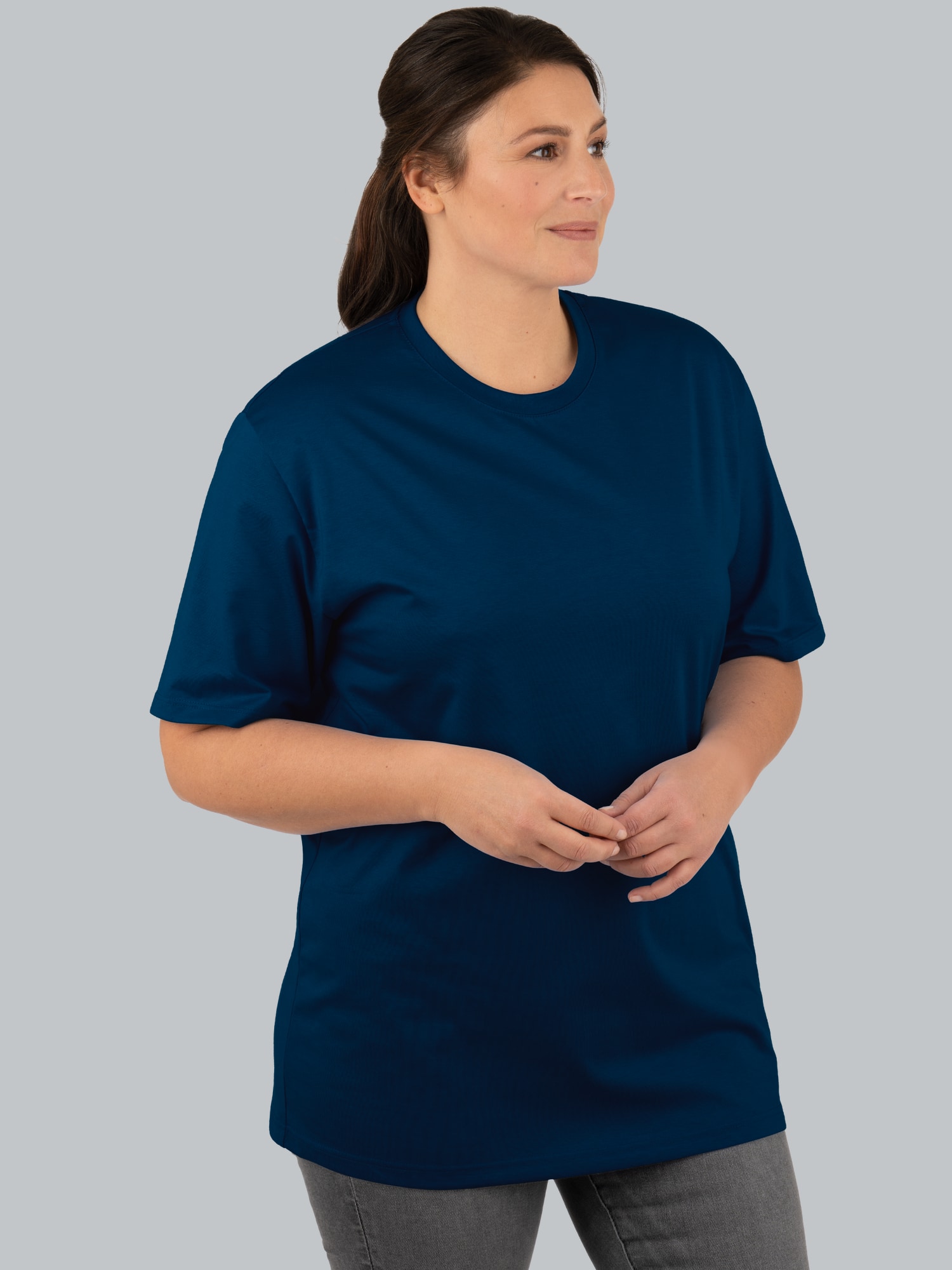 T-Shirt aus 100% Baumwolle Night-blue