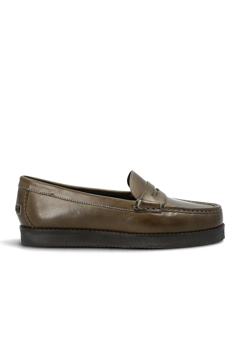 MOCASSIN PLATFORM MOC II CUIR KAKI