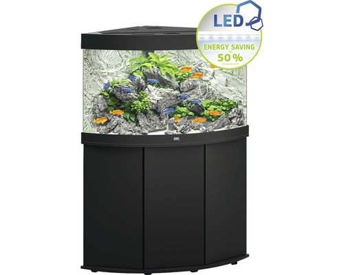 JUWEL Trigon 190 SBX aquariumcombinatie met LED-verlichting, filter, verwarming en zwarte kast