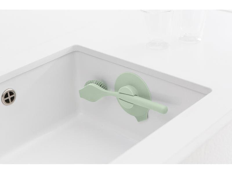 Brabantia Spülbürste Sink side Hellgrün Abwaschbürste mit Saugnapfhalterung