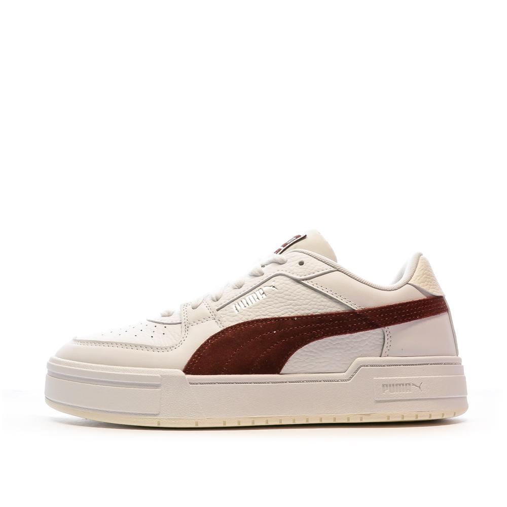 Puma Baskets Blanches/Bordeaux Homme Puma Pro Classic 387327