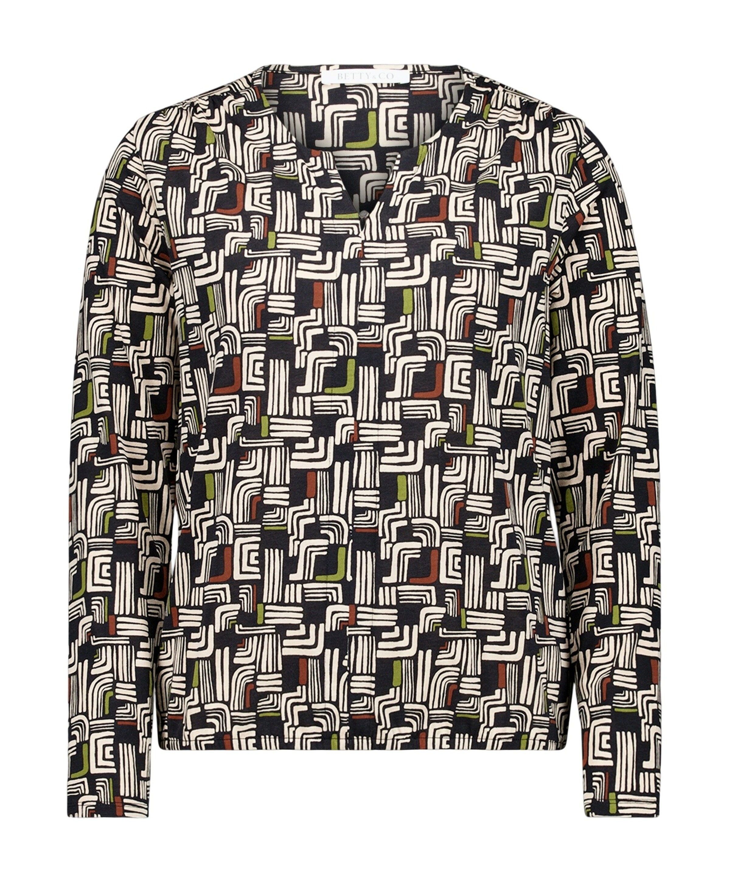 Betty en Co Dames longsleeve zwart
