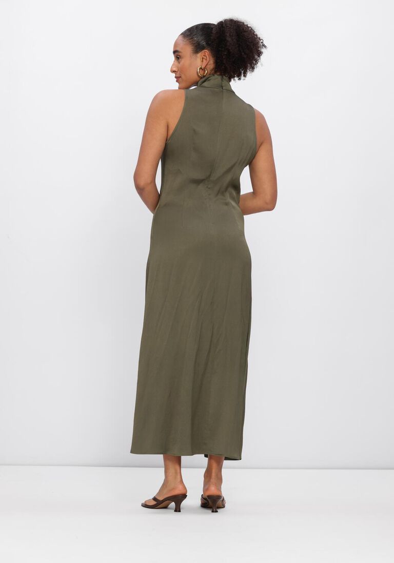 groene drykorn maxi jurk amabel