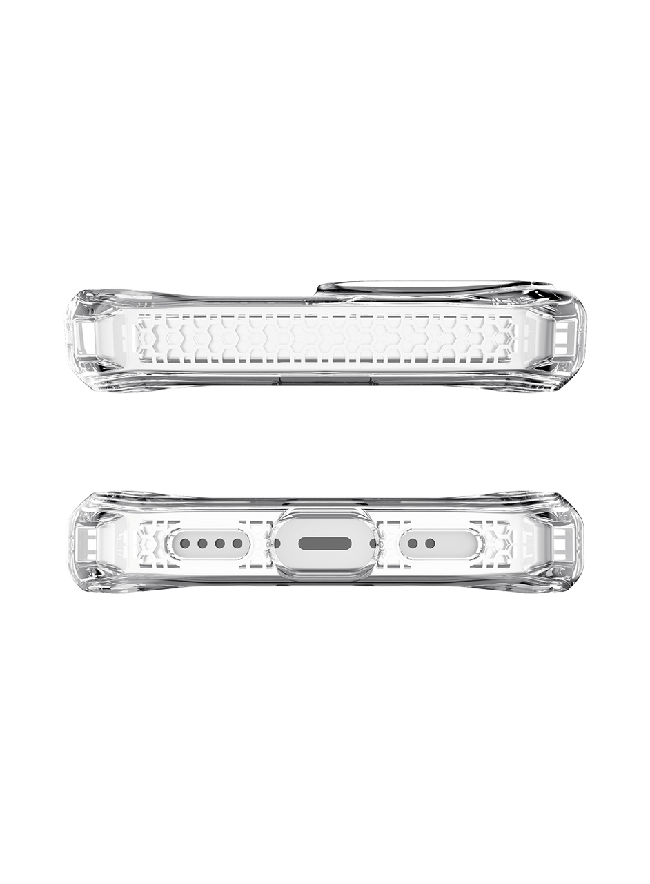 iPhone 13 Pro Hybrid Clear Antimikrobielle Schutz Hardcase Hülle (AP2X-HBMKC-TRSP) - Transparent