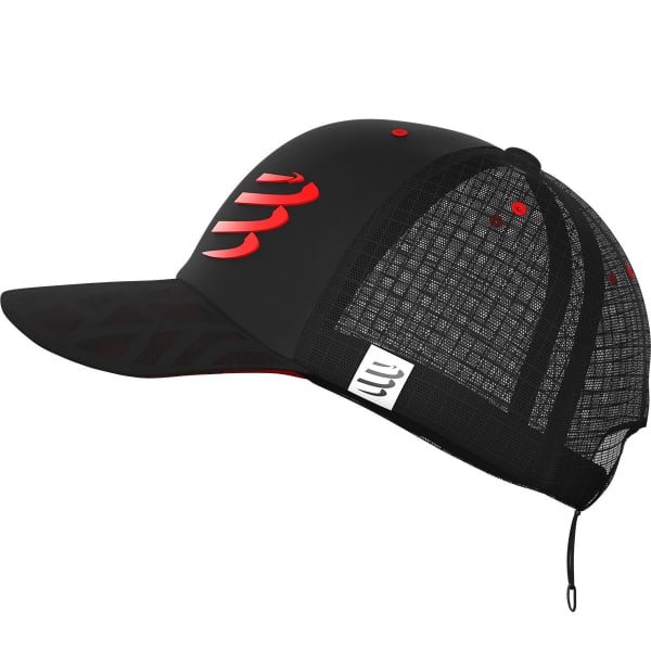 Casquette trail COMPRESSPORT RACING TRUCKER CAP BLACK/RED