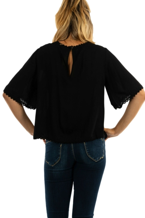 tee shirt Veromoda tia noir