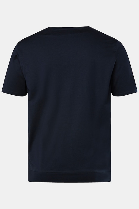 Men+ T-Shirt, Halbarm, Bauchfit, Frontdruck, bis 8 XL