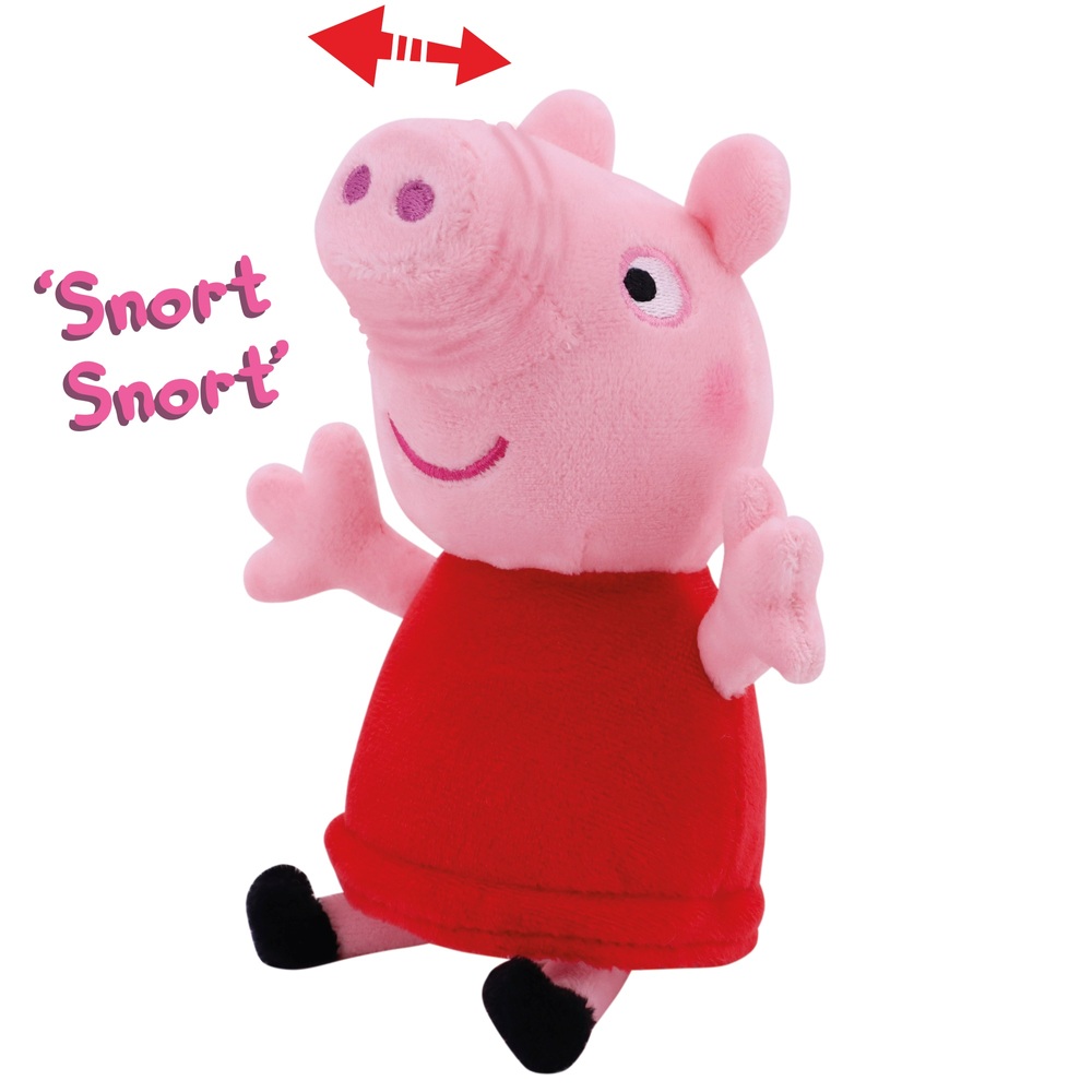 Peppa Pig Kicher- und Schnauben-Plüschtier