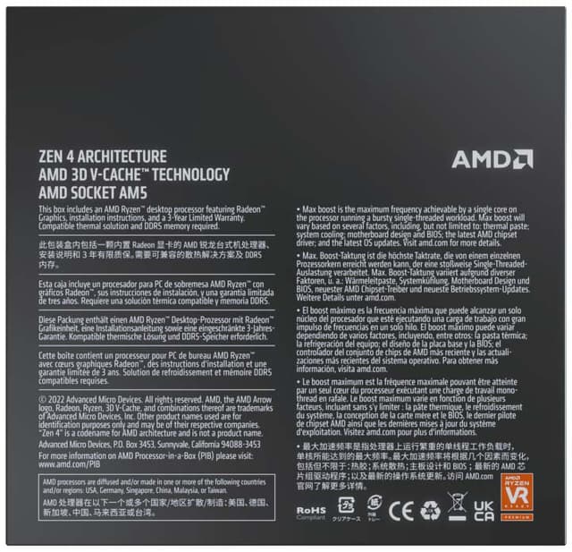 AMD Ryzen™ 7 7800X3D processor