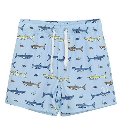 Color Kids Bådeshorts - Cerulean