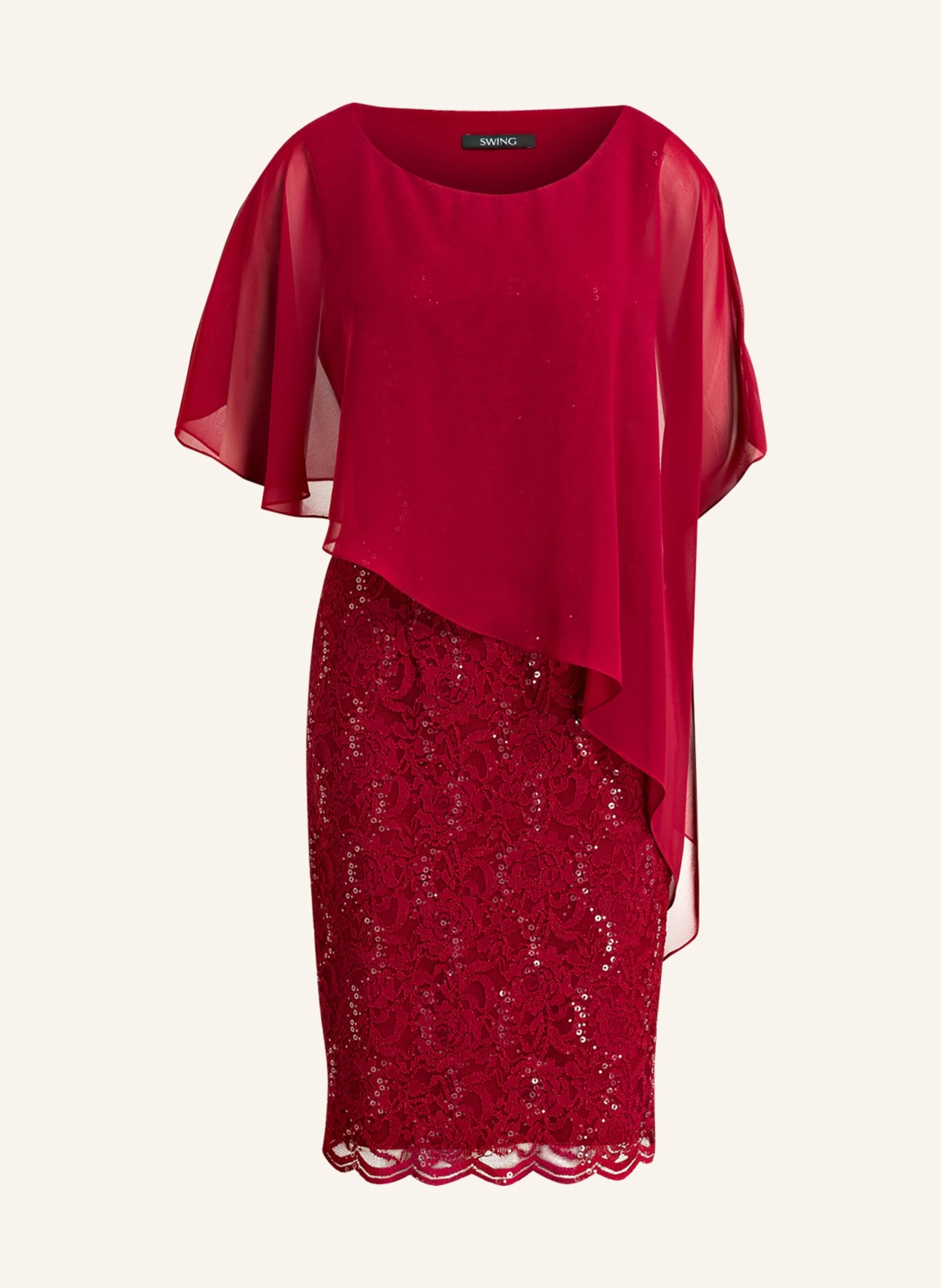 SWING Cocktailkleid mit Spitze