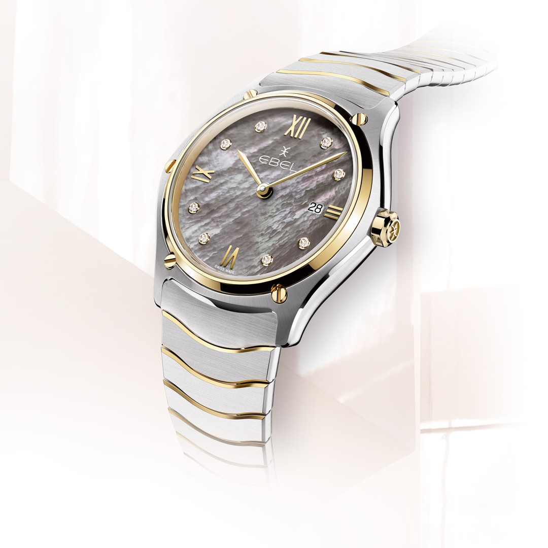 Ebel Sport Classic Lady Diamonds Bicolor / Grau 37mm