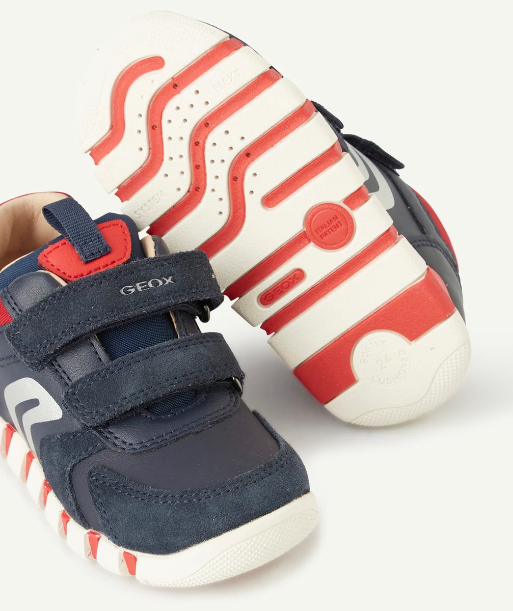 GEOXBASKETS IUPIDOO BÉBÉ GARÇON ROUGE BLEU