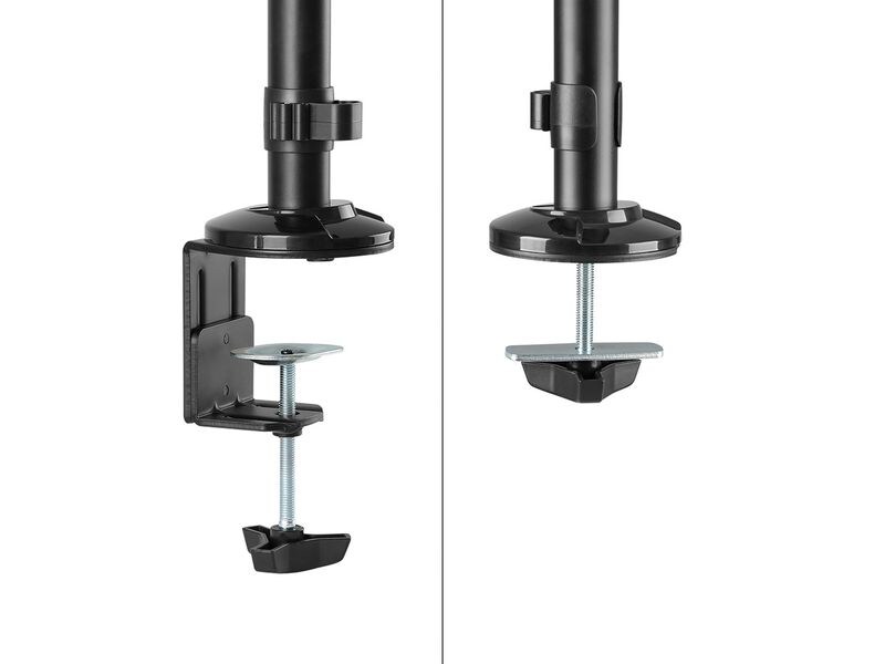 NEOMOUNTS Monitor-Standfuss DS90-325BL1 Schwarz Höhenverstellbarer Tischarbeitsplatz für 1732