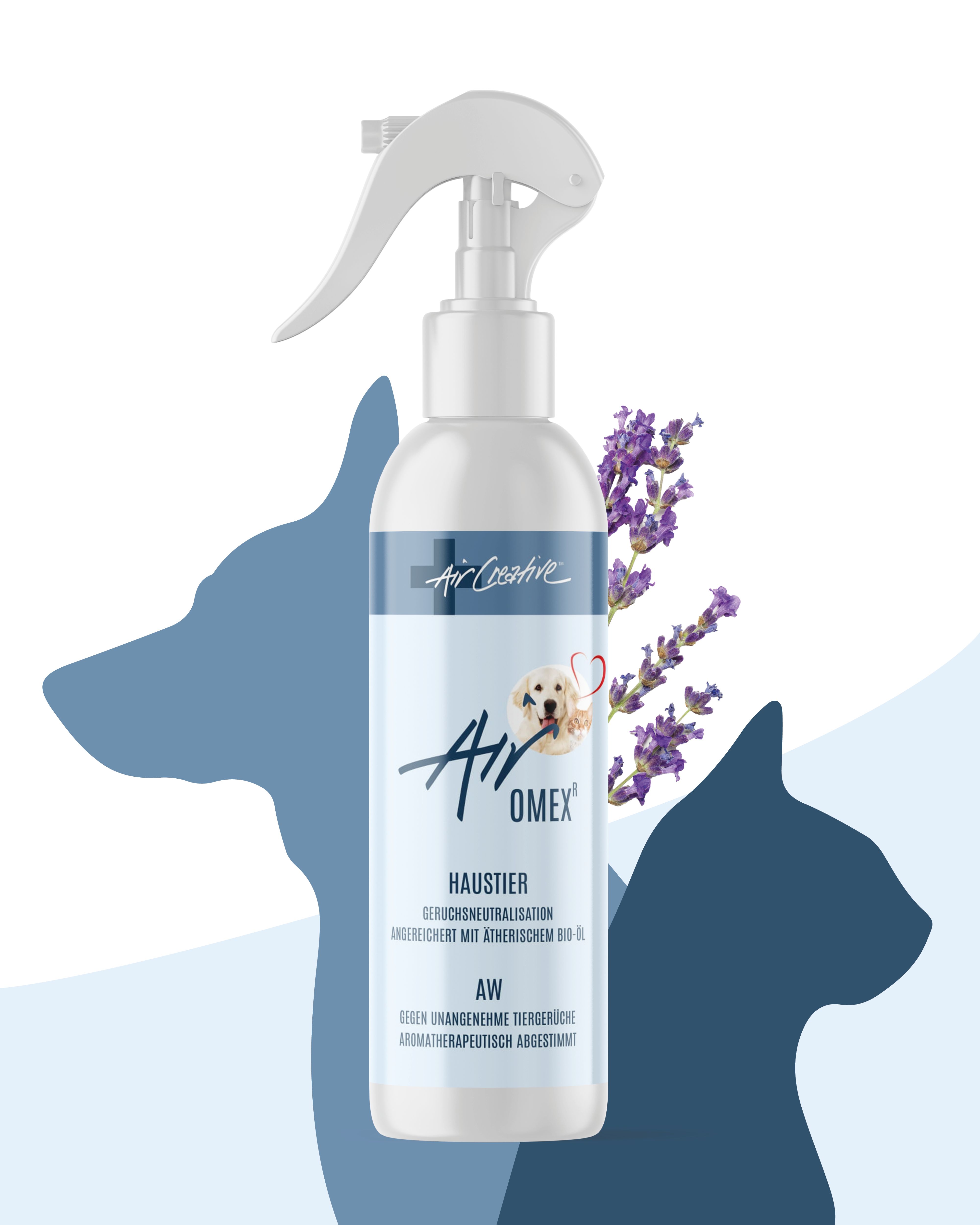 Air Creative Geruchsneutralisation Airomex®AW «Haustier» | mit Bio-Duft