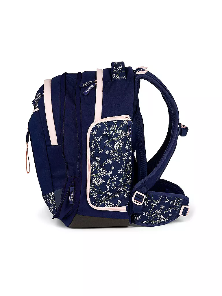 SATCH Schulrucksack Match Bloomy Breeze dunkelblau