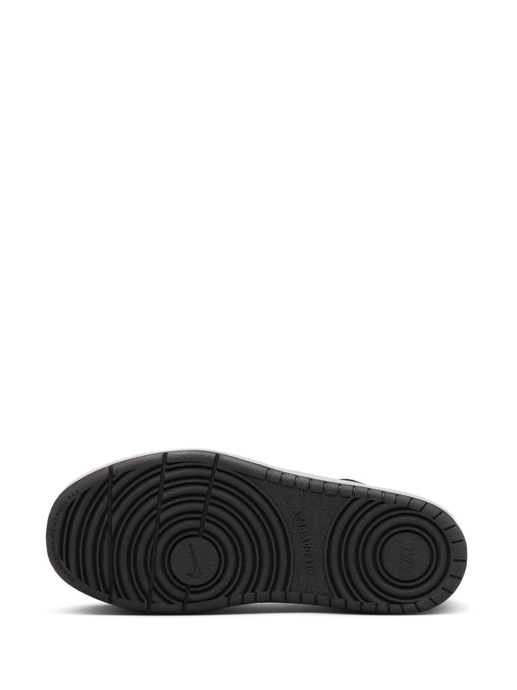 Zwart/wit - Nike - Lage Junior Court Borough Recraft sneakers