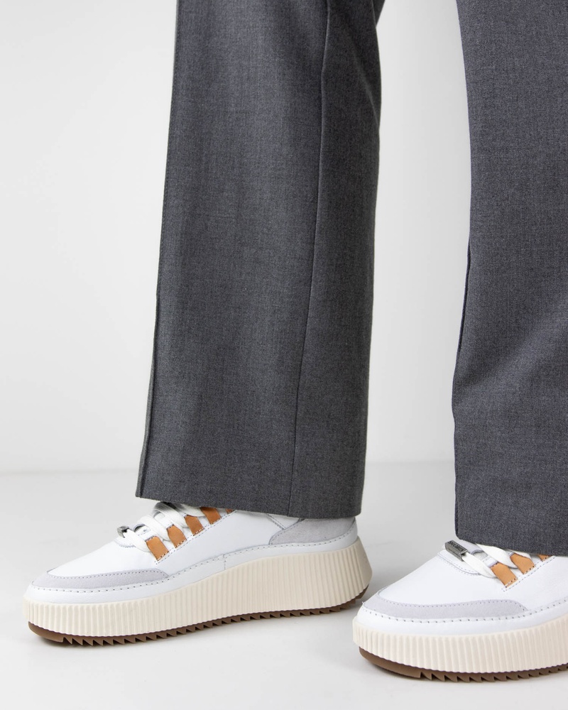 Shabbies Amsterdam SHS1454 Lage sneakers  - wit