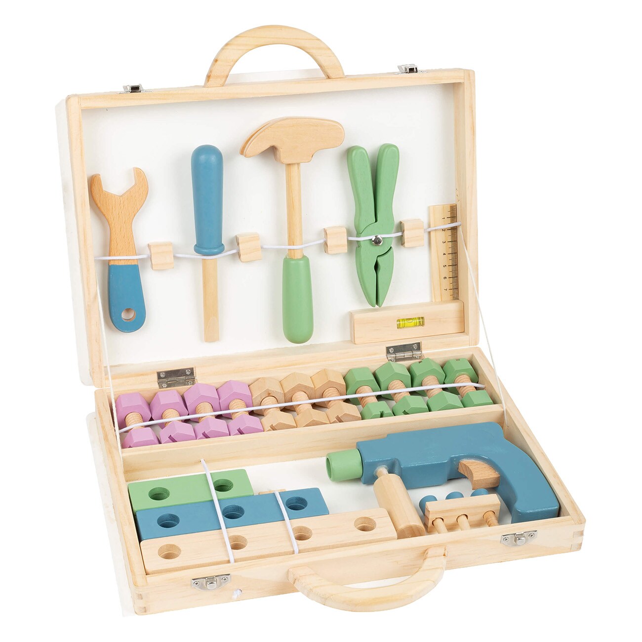 Smallfoot Werkzeugkoffer Nordic (11505) Mehrfarbig Spielwerkbank