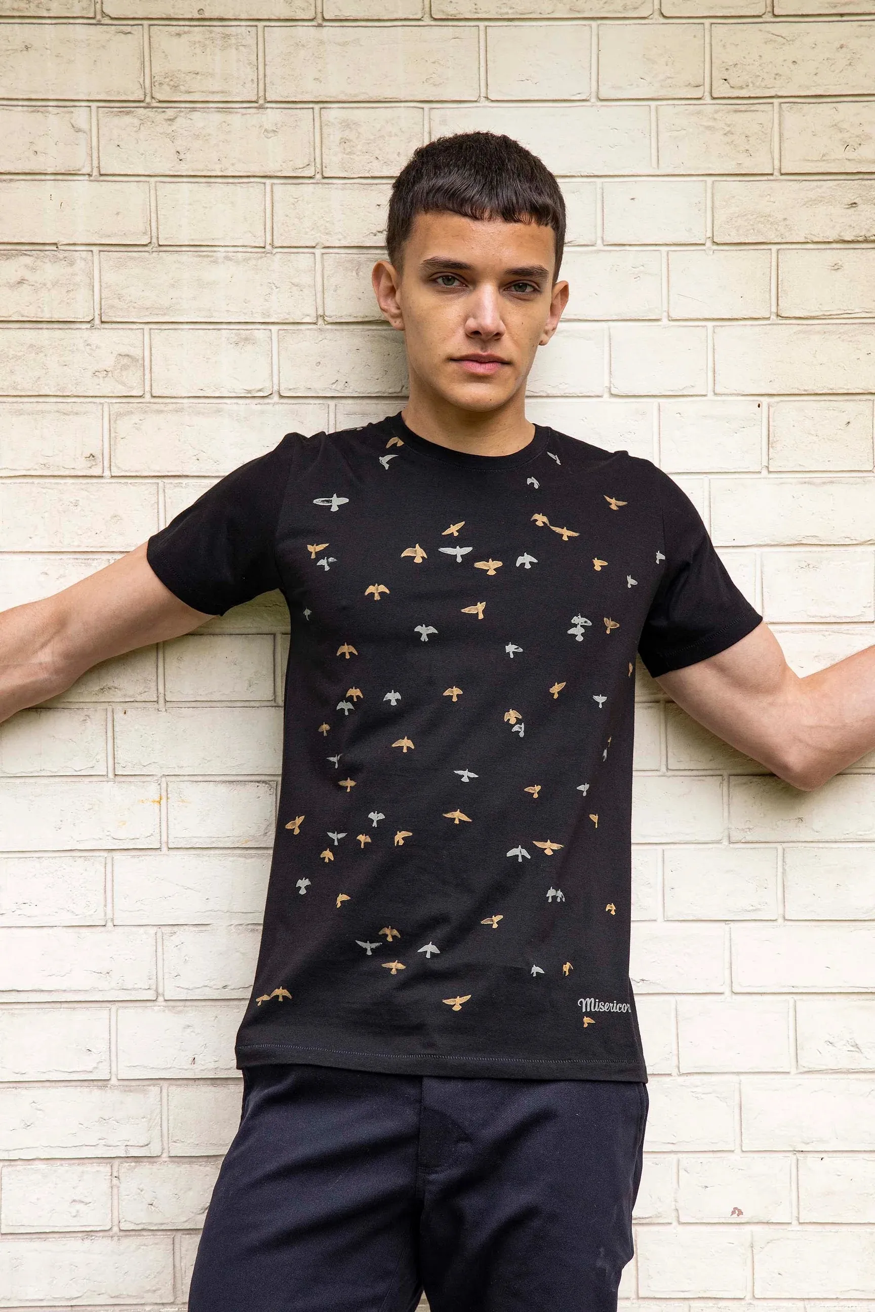 T-Shirt imprimé oiseaux Misericordia