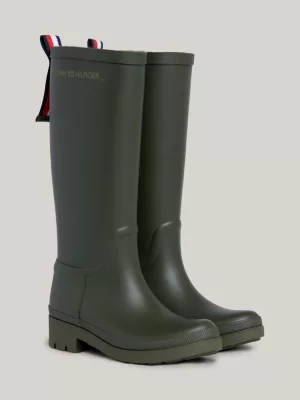 Botas de borracha com fita adesiva exclusiva