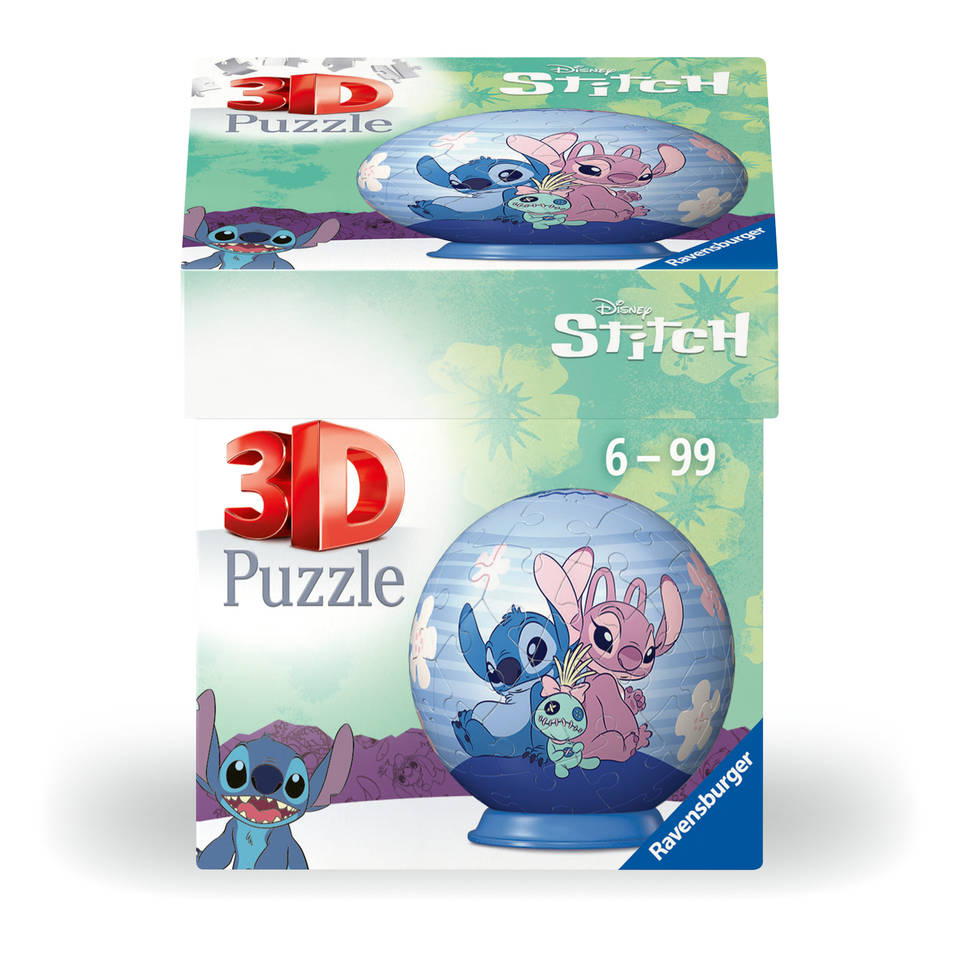 Ravensburger Disney Stitch 3D-puzzelbal 3 - 54 stukjes
