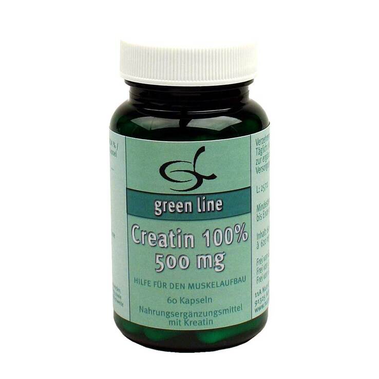 Creatin 100% 500 mg Kapseln, 60 St