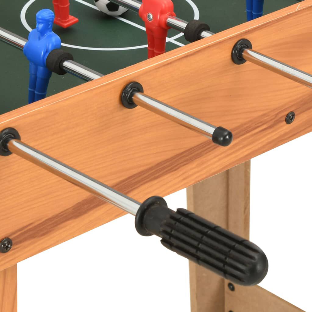 vidaXL Mini tafelvoetbalspel 69 x 37 x 62 cm esdoorn