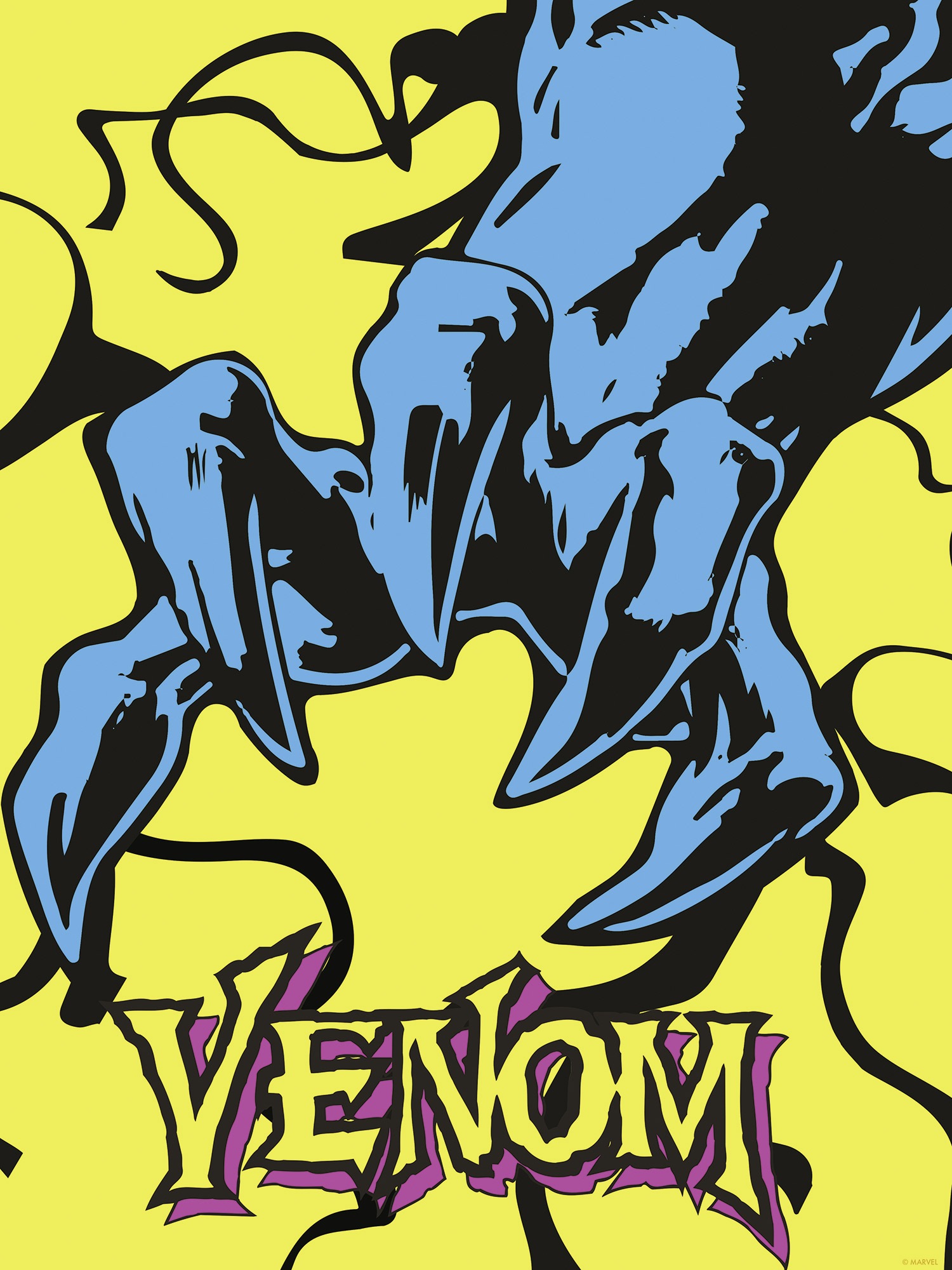 Komar Wandbild »Marvel Venom Colourful Claw« Disney Set, 1 Stk. tlg. 30 x 40 cm (Breite x Höhe) - Kinderzimmer, Dekoration