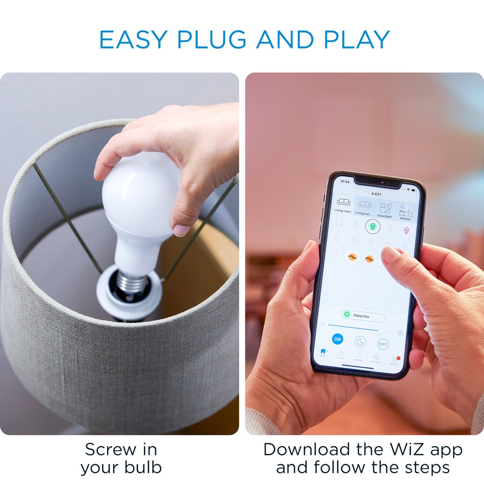 WiZ - A67-pæren E27 Tunable White - Smart Home -w