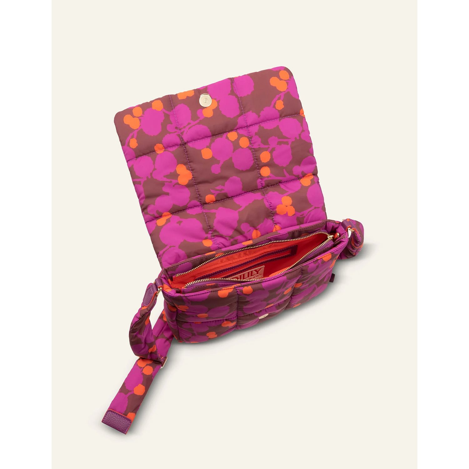 Oilily Myla Shoulder Bag dotty decadent chocolate