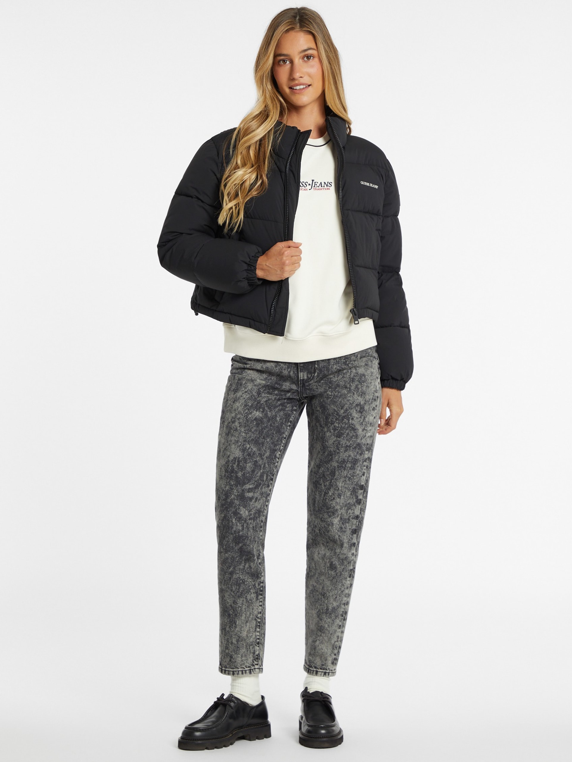 Jaqueta puffer curta