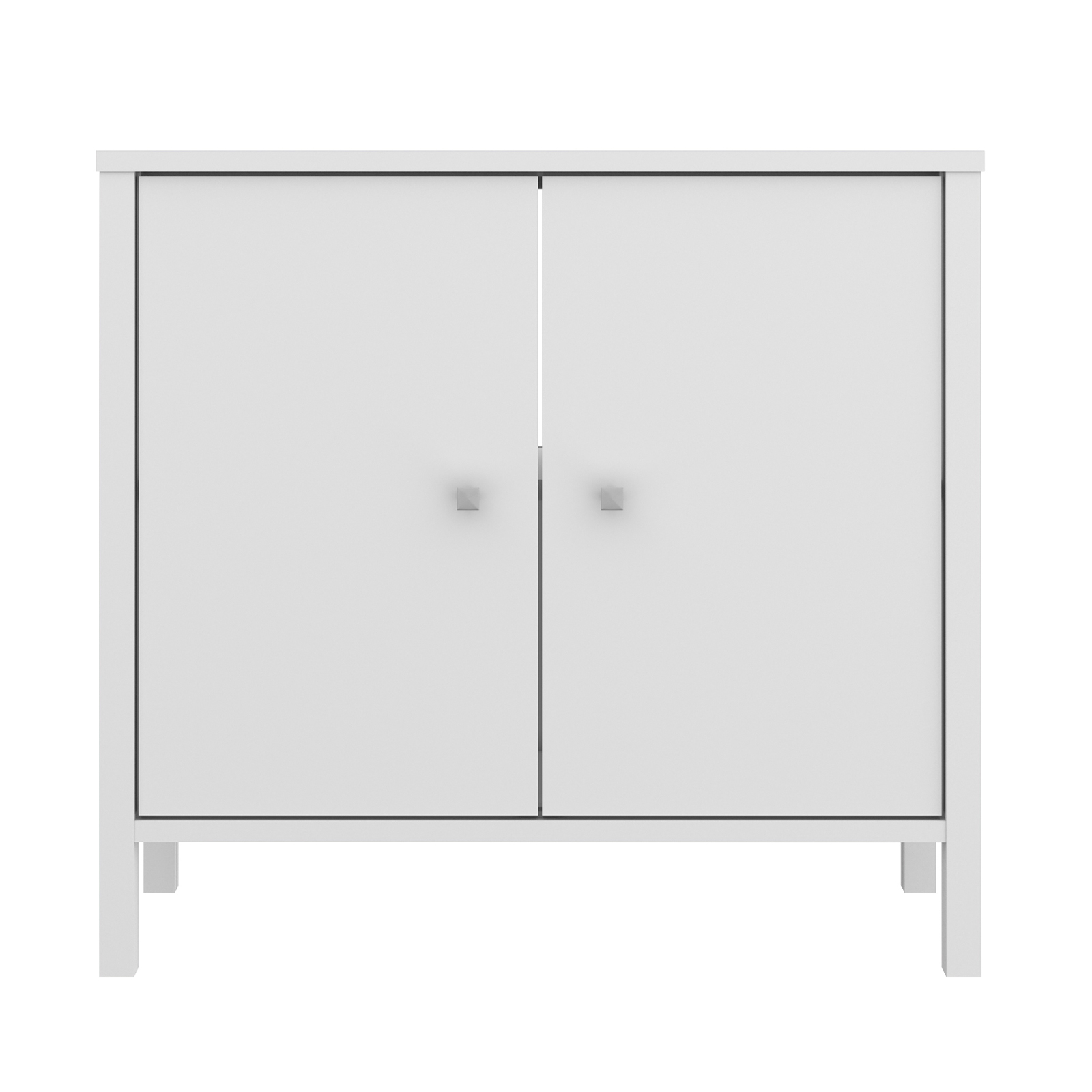 Waschbeckenunterschrank - weiß - 64 cm
