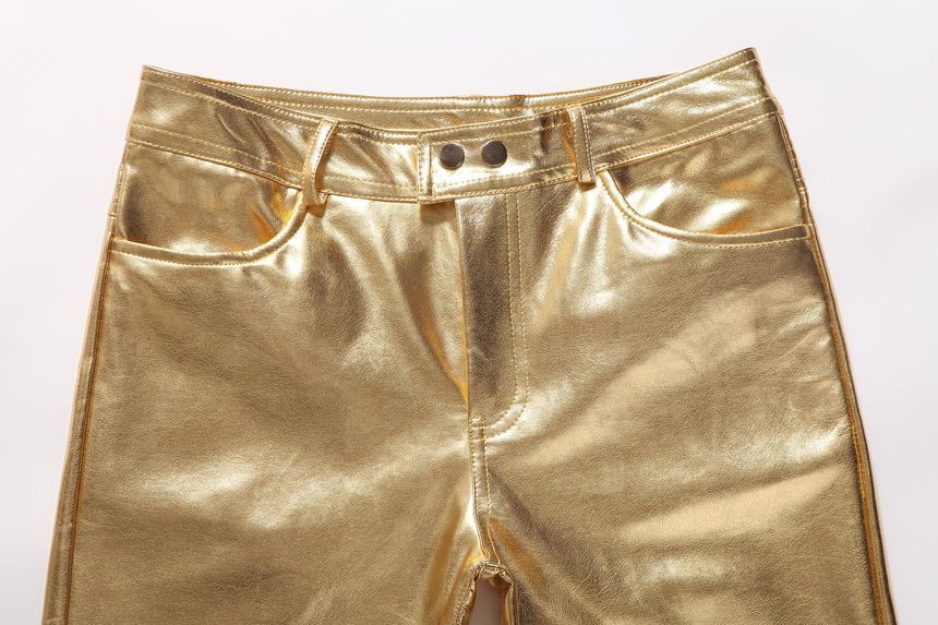 Ninine - Broek met rechte pijpen en middelhoge taille