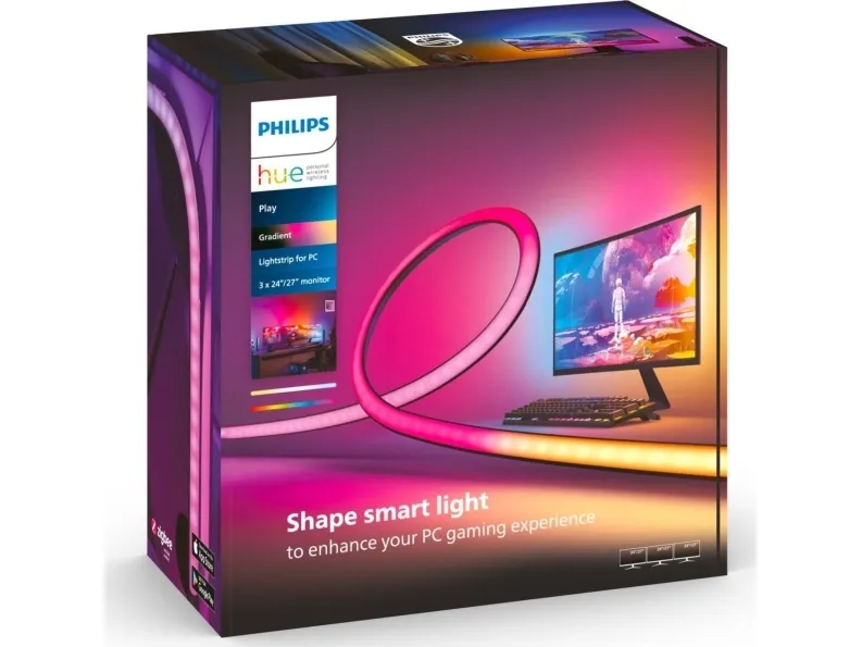 Philips Hue Play Gradient PC Lightstrip 3x 24/27”