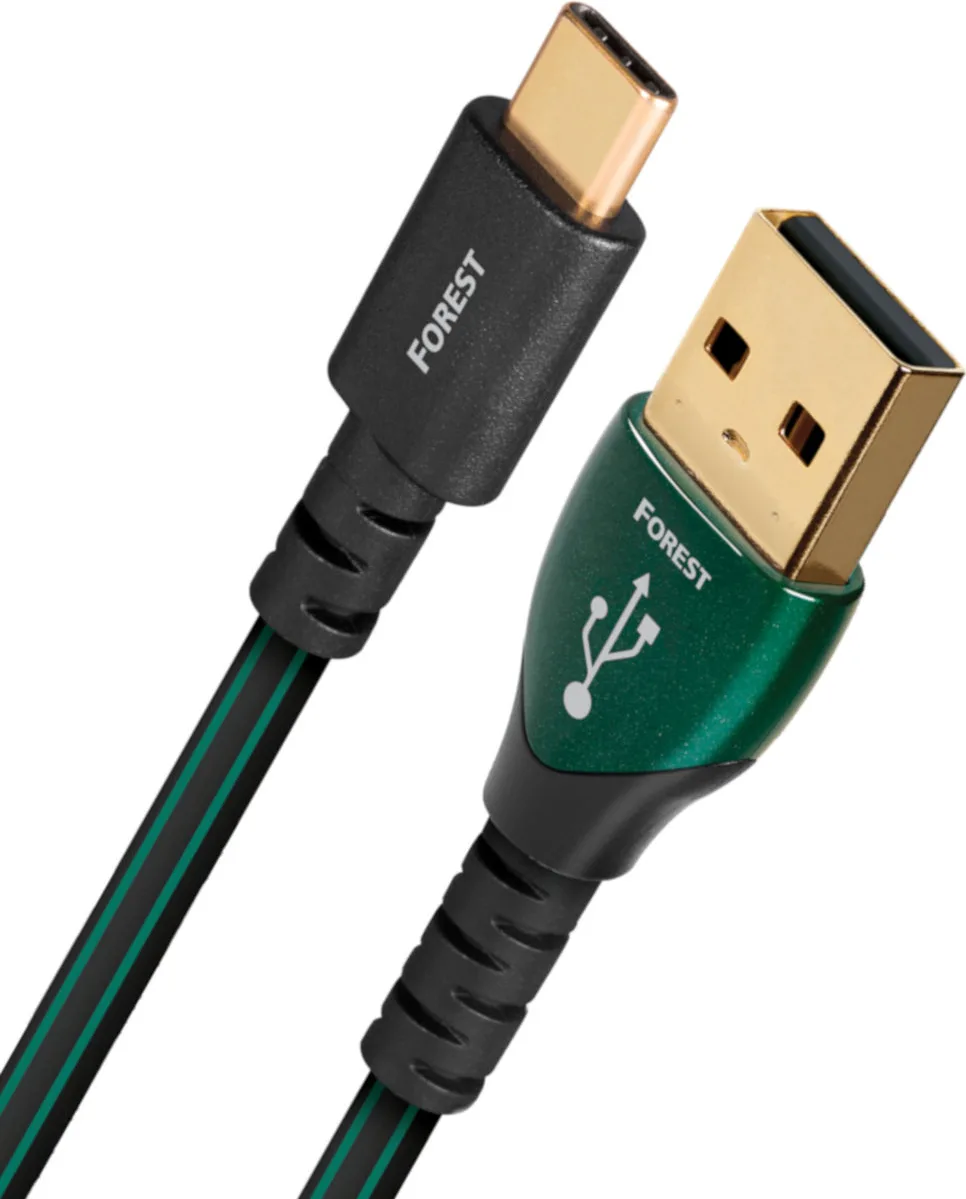 Audioquest Forest USB A vers USB-C (0,75 m) Câbles USB