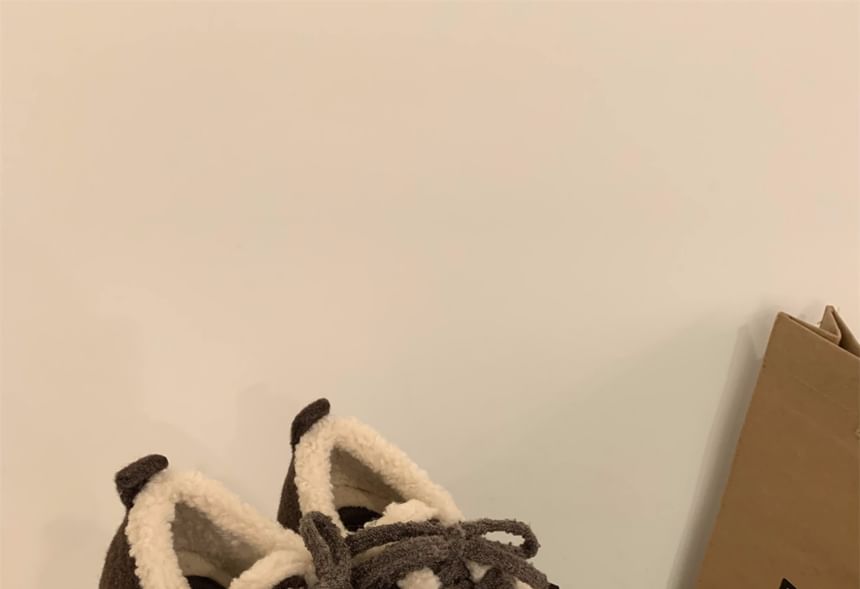 Queenie's Home - Veterschoenen met fleece rand