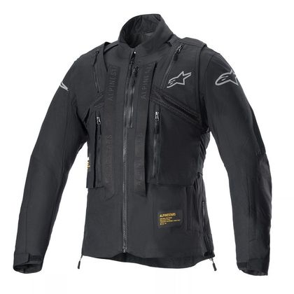 Veste enduro Alpinestars TECHDURA 2024 - Carbone / Bleu