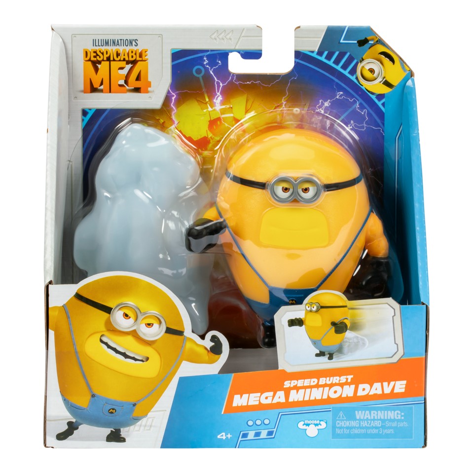 Despicable Me 4 -Minion Action figur Dave 10 cm