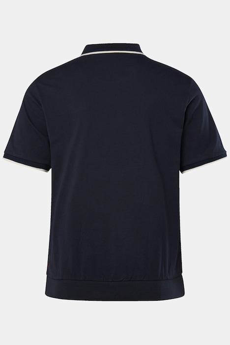Men+ Poloshirt, Halbarm, Bauchfit, Colorblocking, bis 84/86