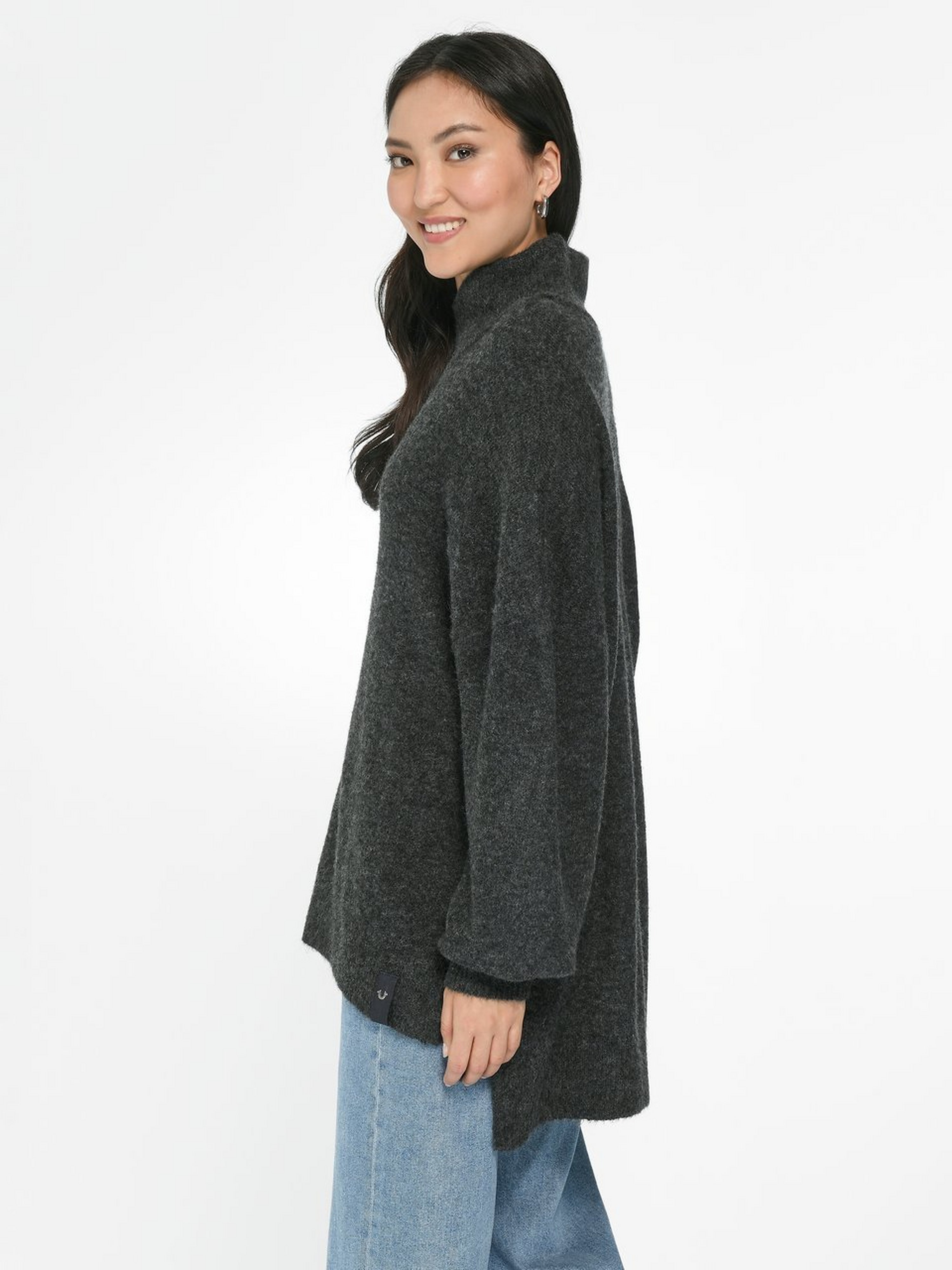 Long-Strickpullover