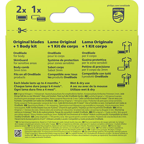 Philips OneBlade QP620/50 skær 2-pak