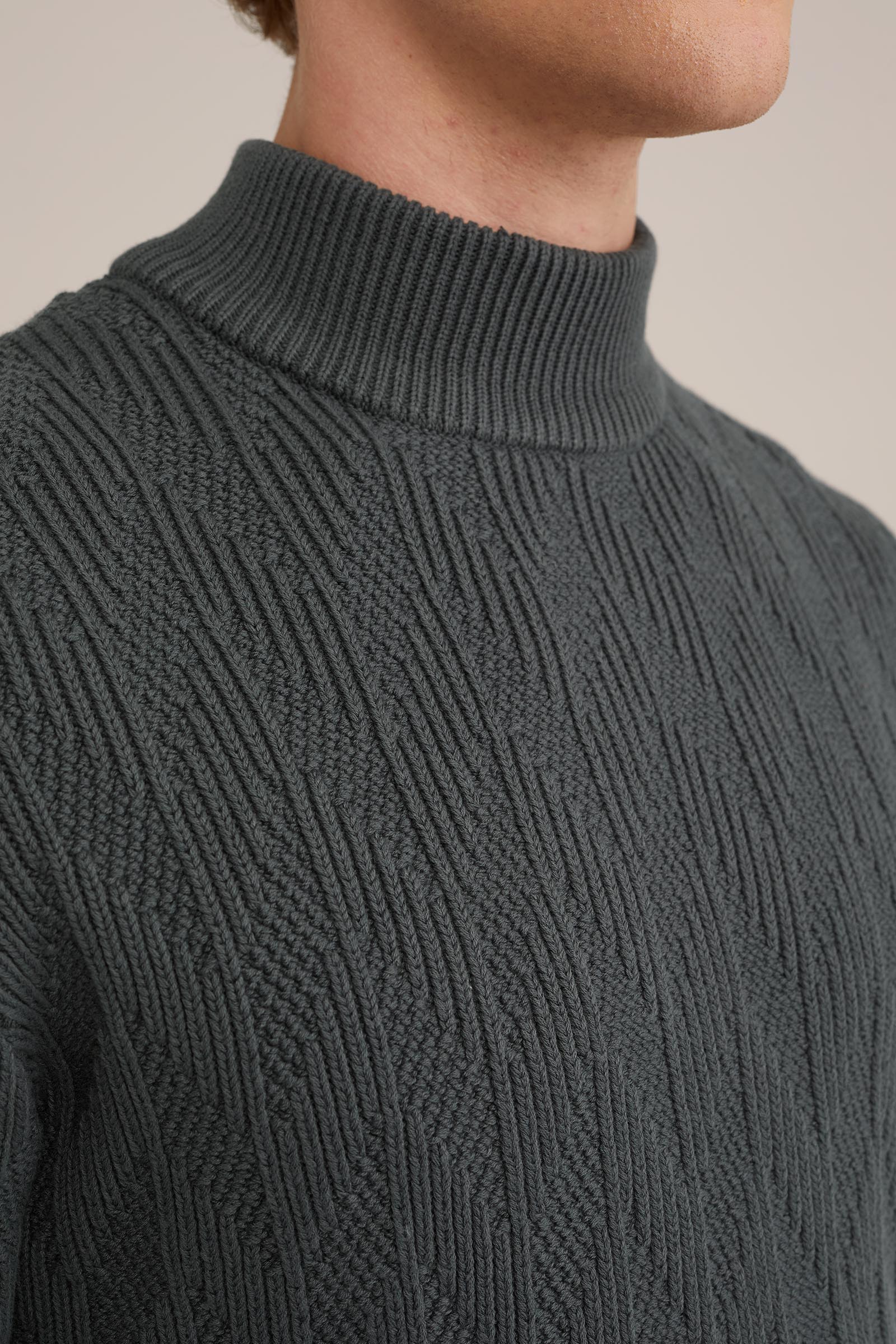 kabeltrui WE Fashion Donkergroen